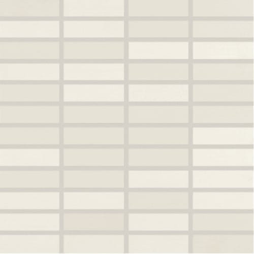 Shades 2.0 in Whites Linear Mosaic 1"x3" Tile