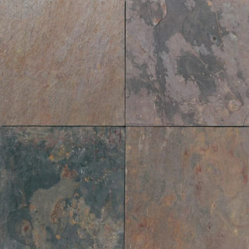 Slate in Indian Mlticolor-16x16x.375 Natural Stone
