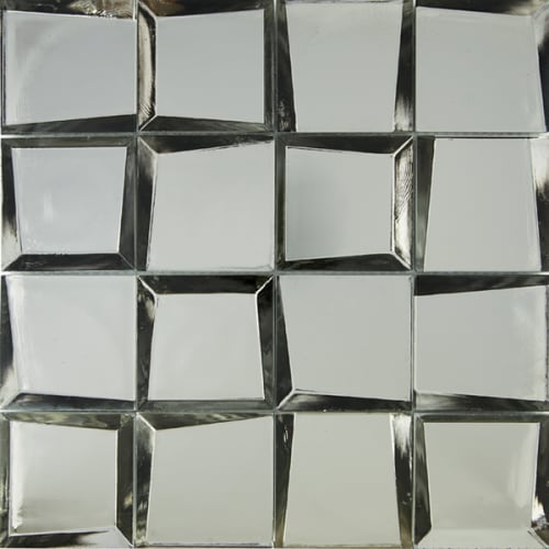 Sideview Glass in Tungsten 3"x3" Polished