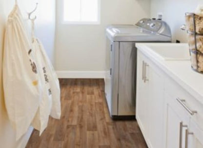 Hampton Heights in Caravel Brown Vinyl Sheet Goods