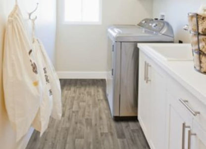 Hampton Heights in Mountain Grey Vinyl Sheet Goods