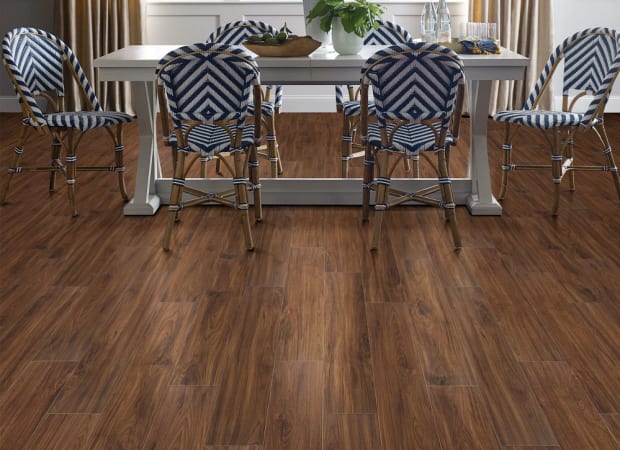 IMPACT PLUS in Deep Mahogany Luxury Vinyl