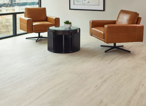 WOODWORK in End Grain Luxury Vinyl