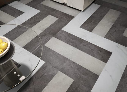Pylon Glue Dn in Carrara White Luxury Vinyl
