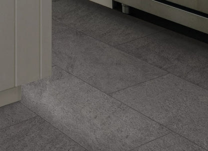 Uplifting Tile in Charcoal Luxury Vinyl