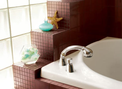 Glass Blox in Brandy 1"x1" Glass Tile