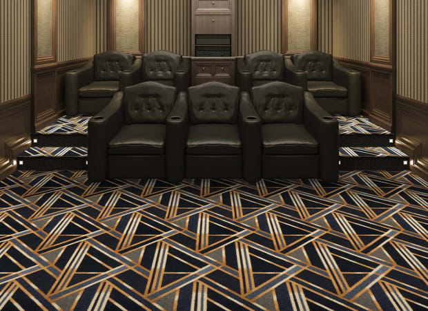 Moderne - 26 in Smoke Carpet
