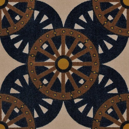 Wheel Shadows - 26 in Buff Carpet