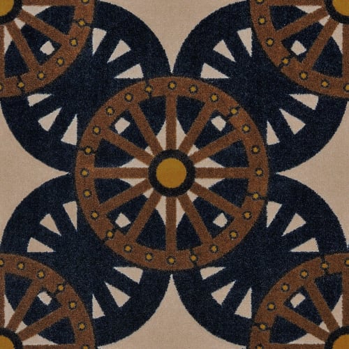 Wheel Shadows - 26 in Buff Carpet